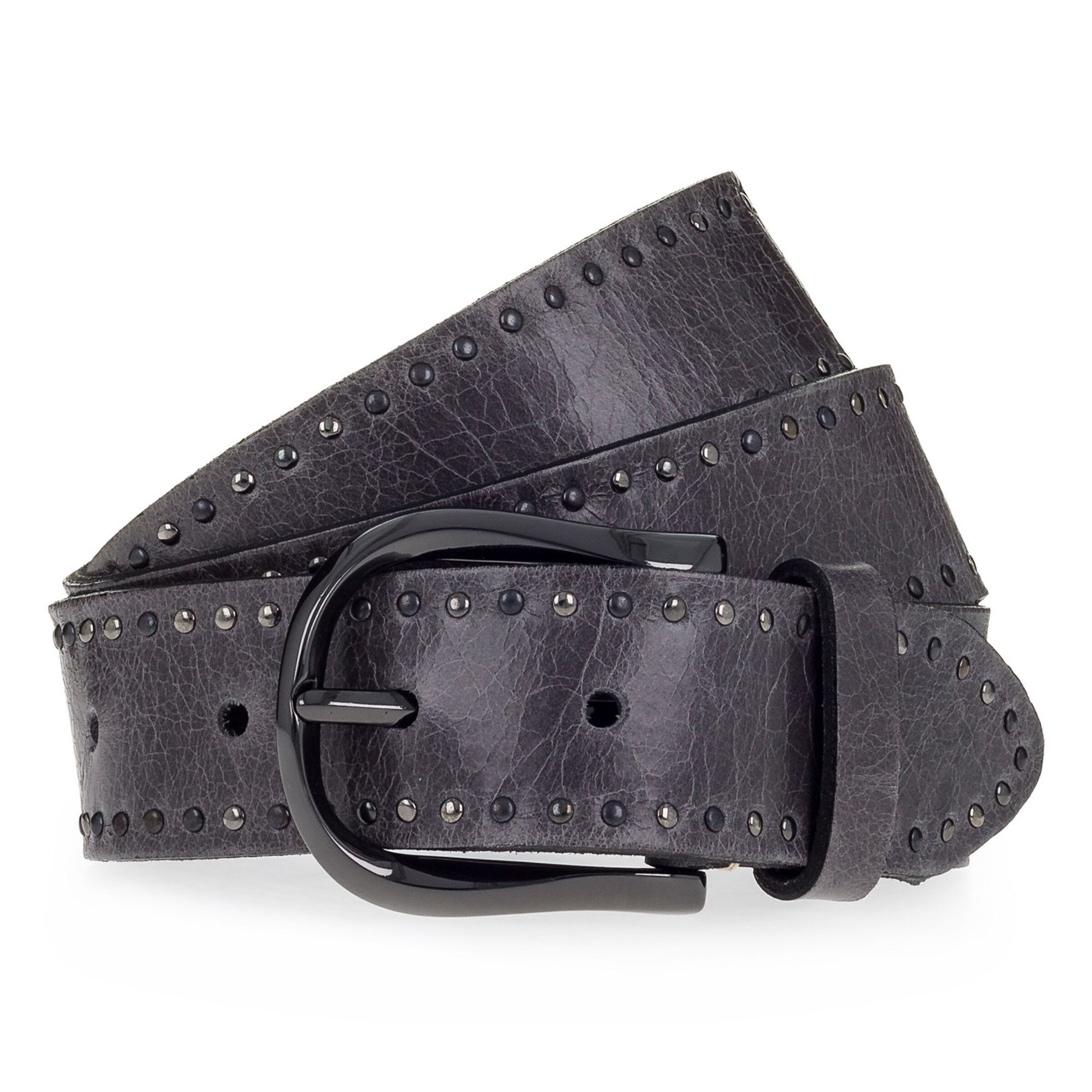 B.BELT Belt in Grey: front