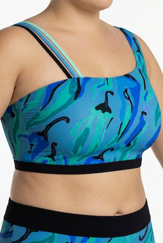 Ulla Popken Bustier Wäsche-Sets in Blau