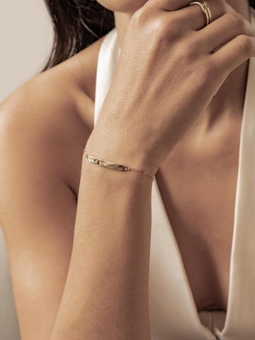 Braccialetto 'Crystal Bar Rolo' di Hey Happiness in oro