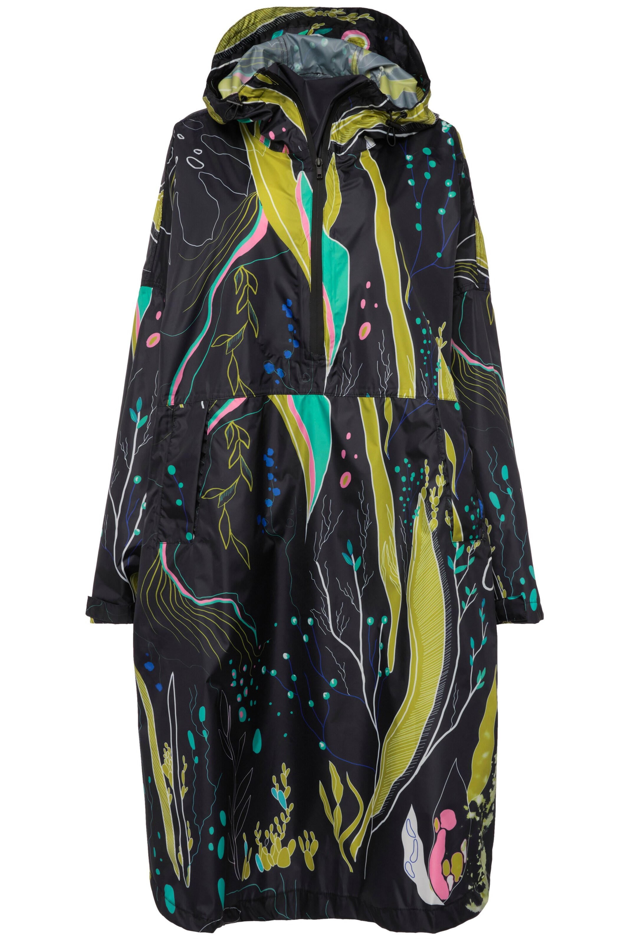 LAURASØN Functionele mantel in Zwart: voorkant