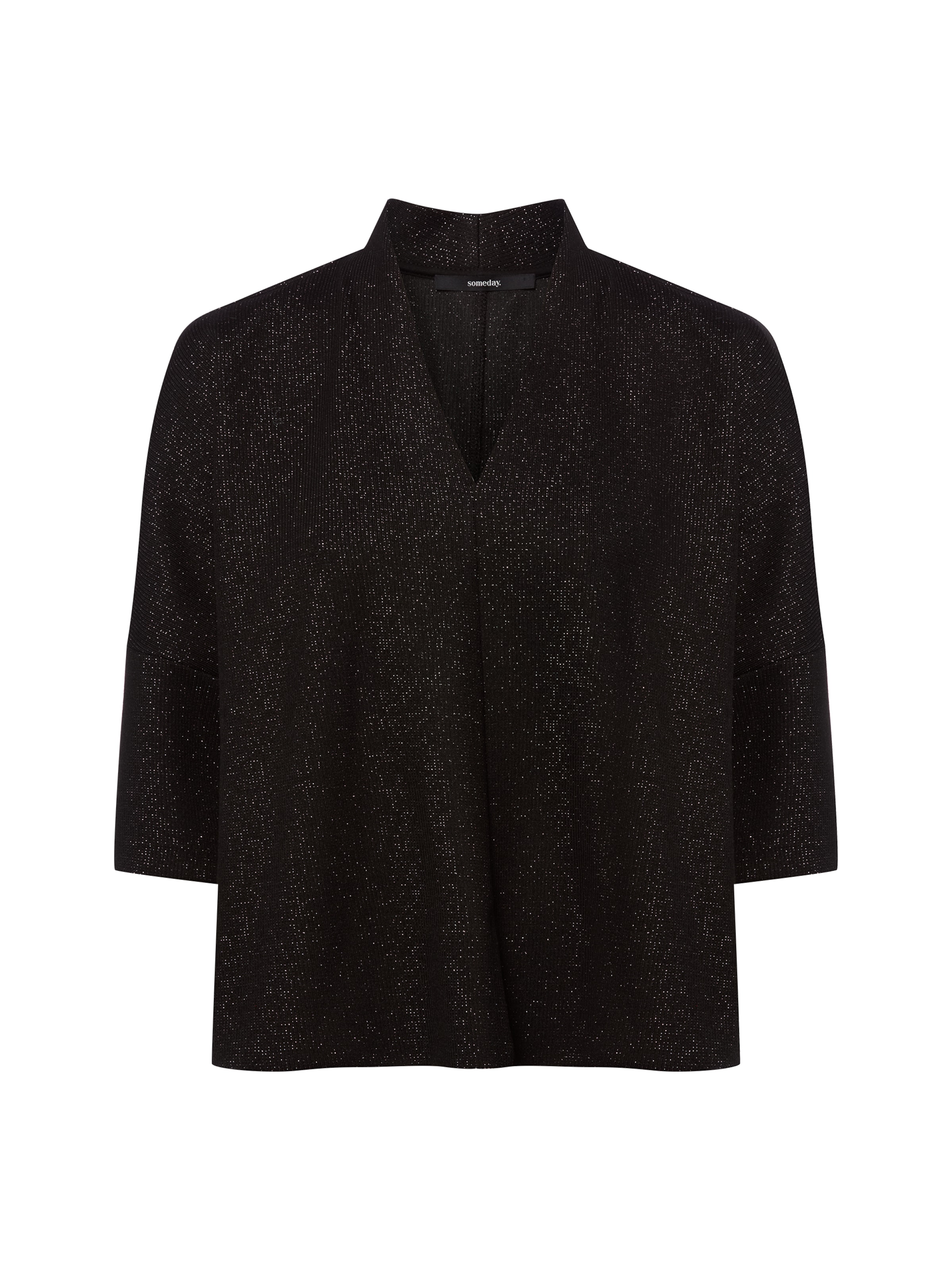 Sweat-shirt 'Ushimmer' Someday en noir : devant