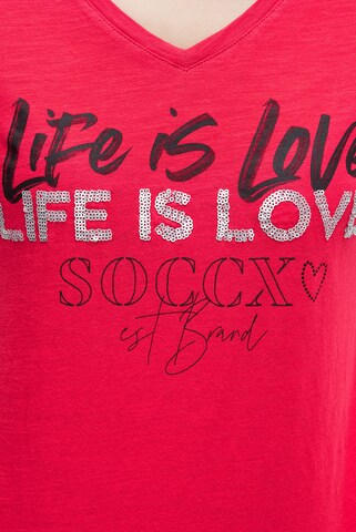 Soccx Shirt in Red
