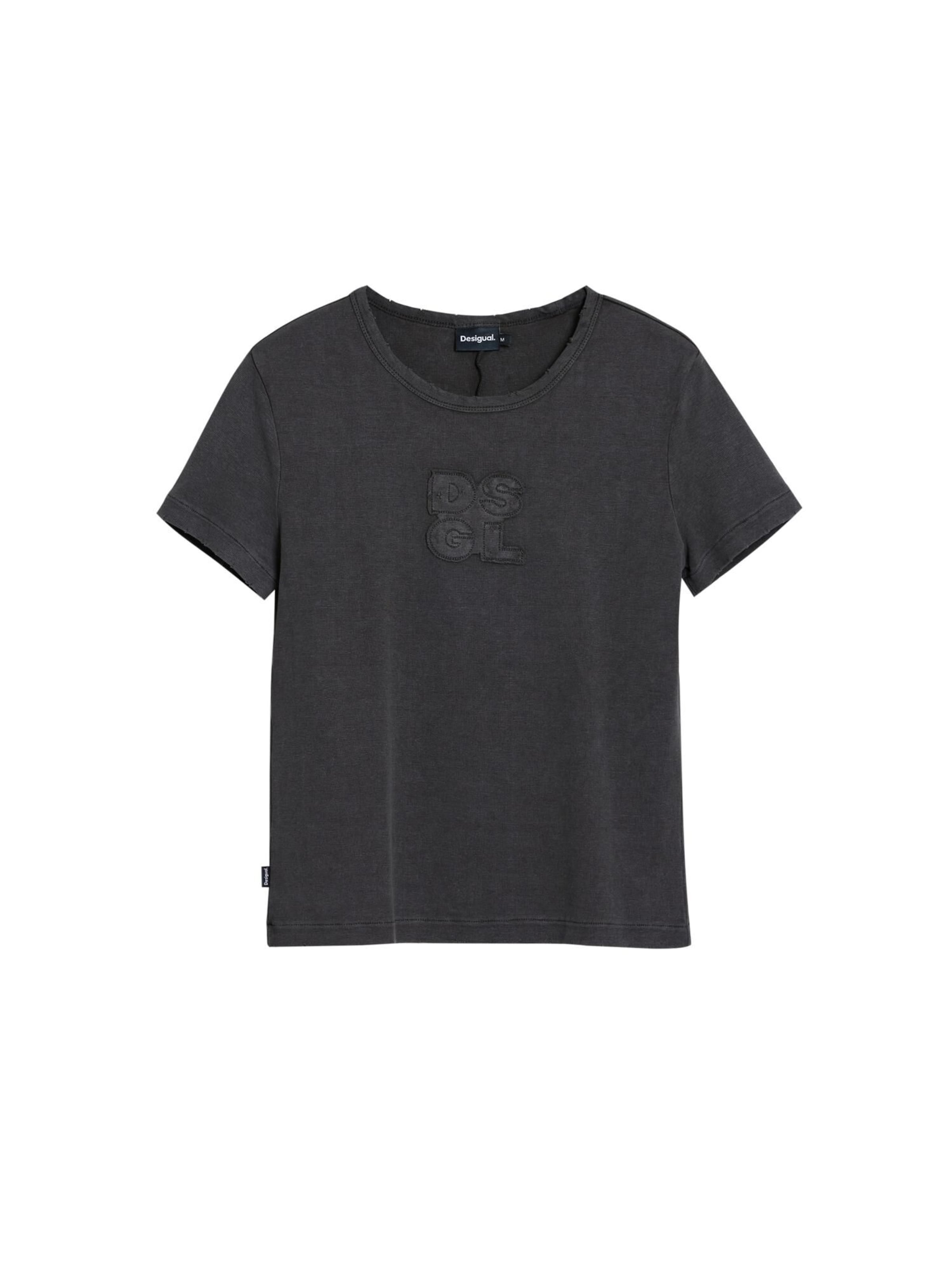 Desigual Тениска в черно: отпред