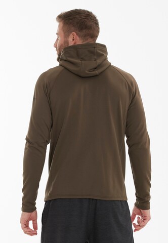 ENDURANCE Athletic Zip-Up Hoodie 'Almatt' in Green