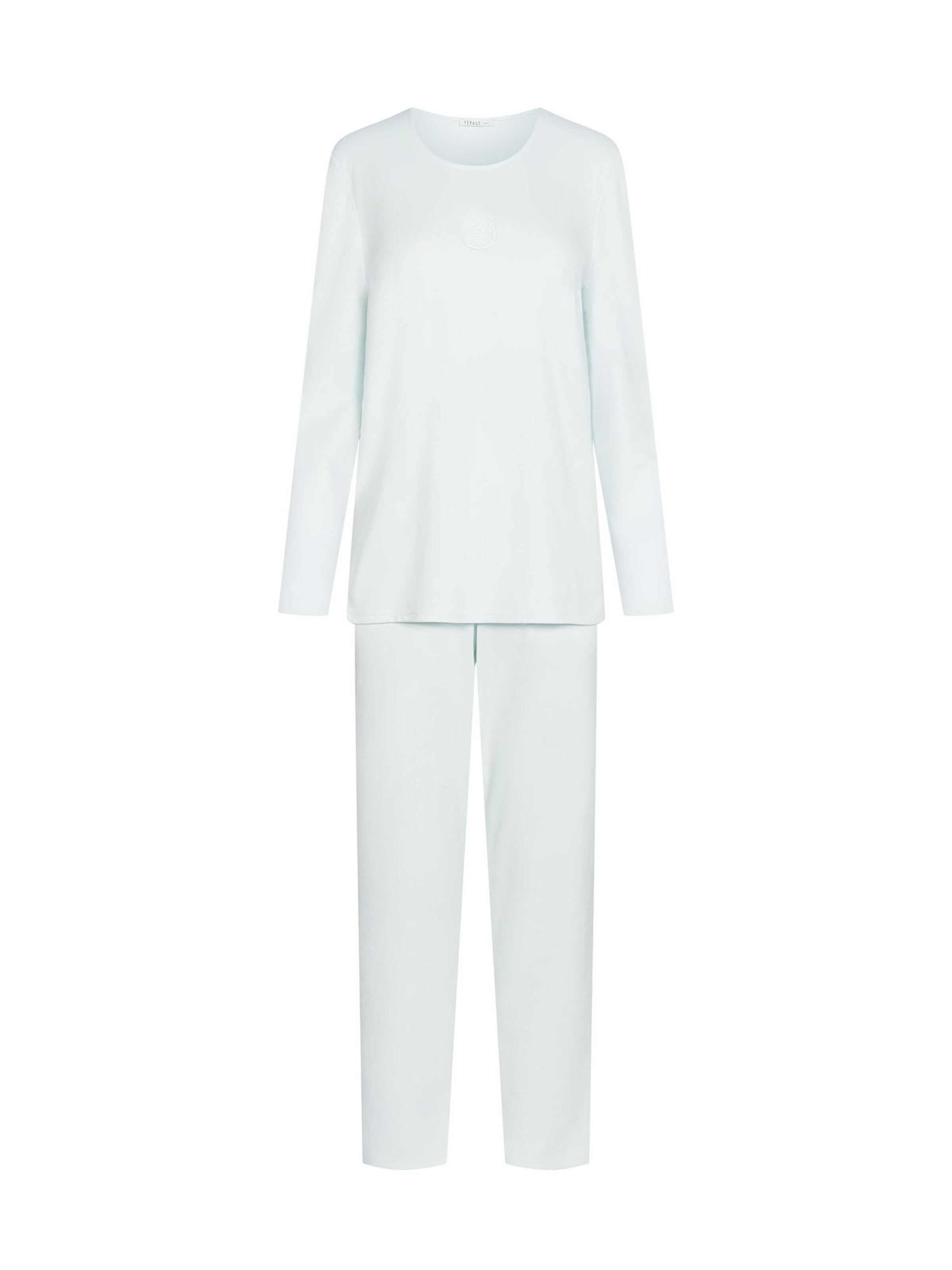FÉRAUD PARIS Pajama ' Prägemotiv ' in Green: front