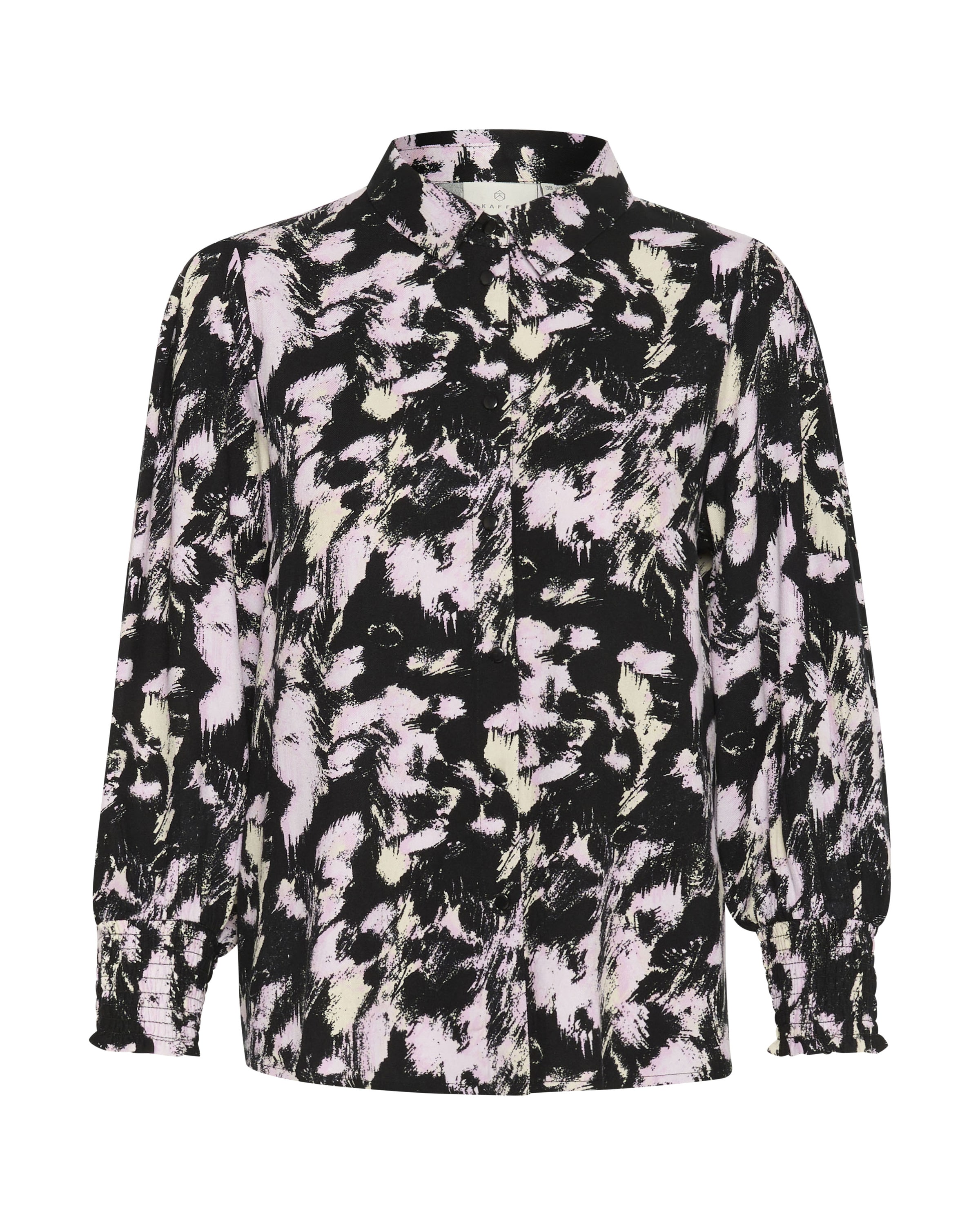 Kaffe Blouse &#x27;KA Lura&#x27; in Zwart: voorkant