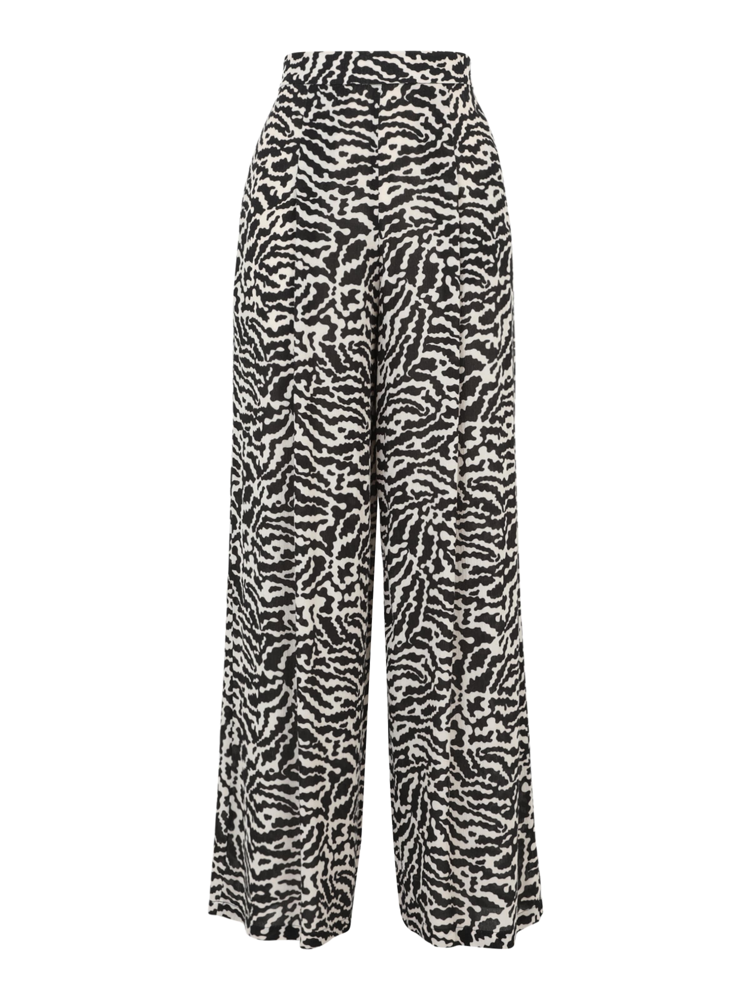 Guido Maria Kretschmer Women Veckad byxa 'Mila' i svart / vit, Produktvy