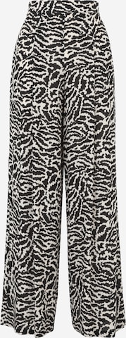 Guido Maria Kretschmer WomenWide Leg/ Široke nogavice Hlače s naborima 'Mila' - crna boja: prednji dio