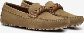 LOTTUSSE Moccasins ' Nautico ' in Brown