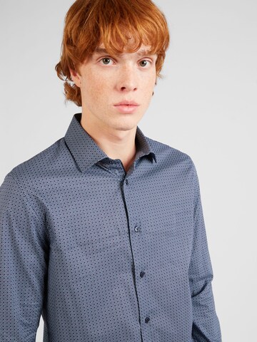 Matinique Regular fit Button Up Shirt 'Trostol' in Blue