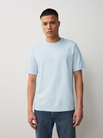 Next Shirt 'Essential' in Blue: front