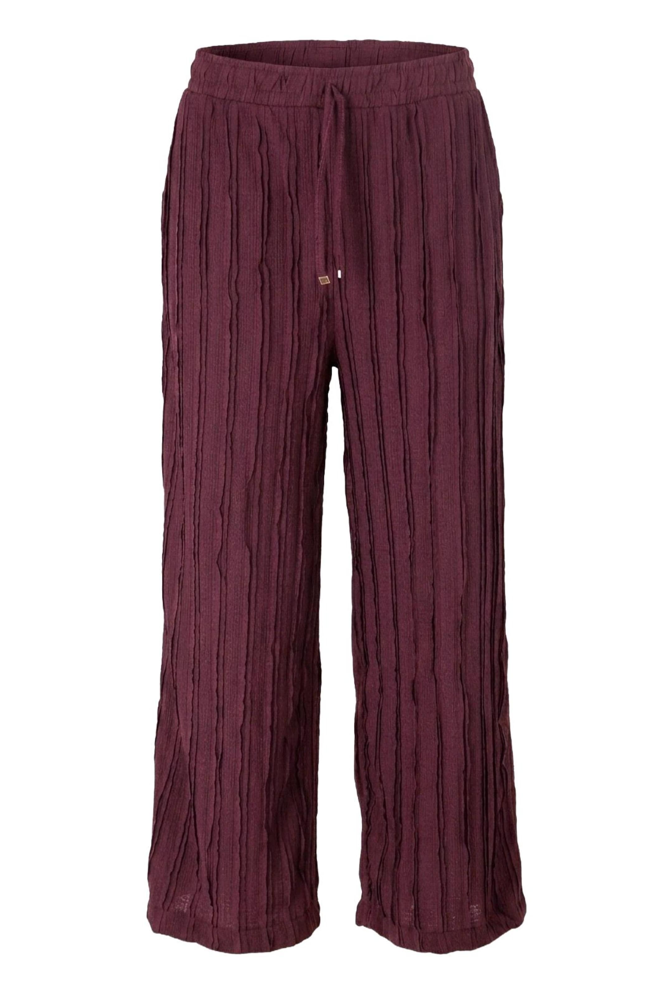 No Matter What Loose fit Trousers in Red: front