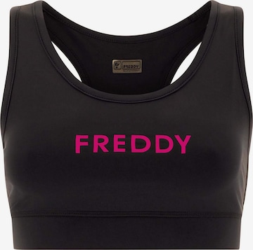 Freddy Bralette Top in Black: front