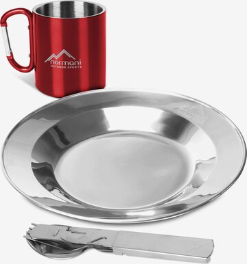 normani Tableware Set in Red: front