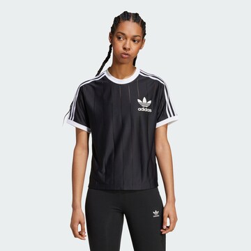 ADIDAS ORIGINALS Shirt 'Adicolor' in Zwart: voorkant