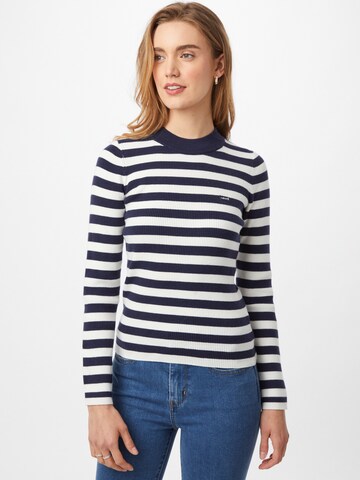 LEVI'S ® Пуловер 'Crew Rib Sweater' в синьо: отпред