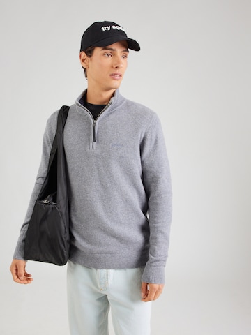 Superdry Pulóver - kék: elől