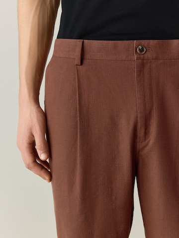 Loosefit Pantalon à pince Next en marron