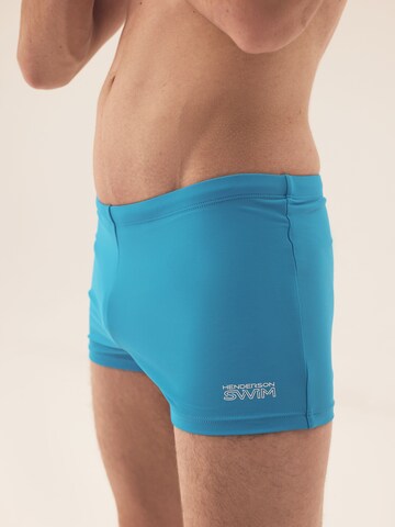 Henderson Swimming shorts 'Leichte Badeboxer aus elastischem Polyamid Mix mit Innenslip Rock' in Blue