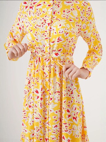 Robe-chemise Bigdart en jaune