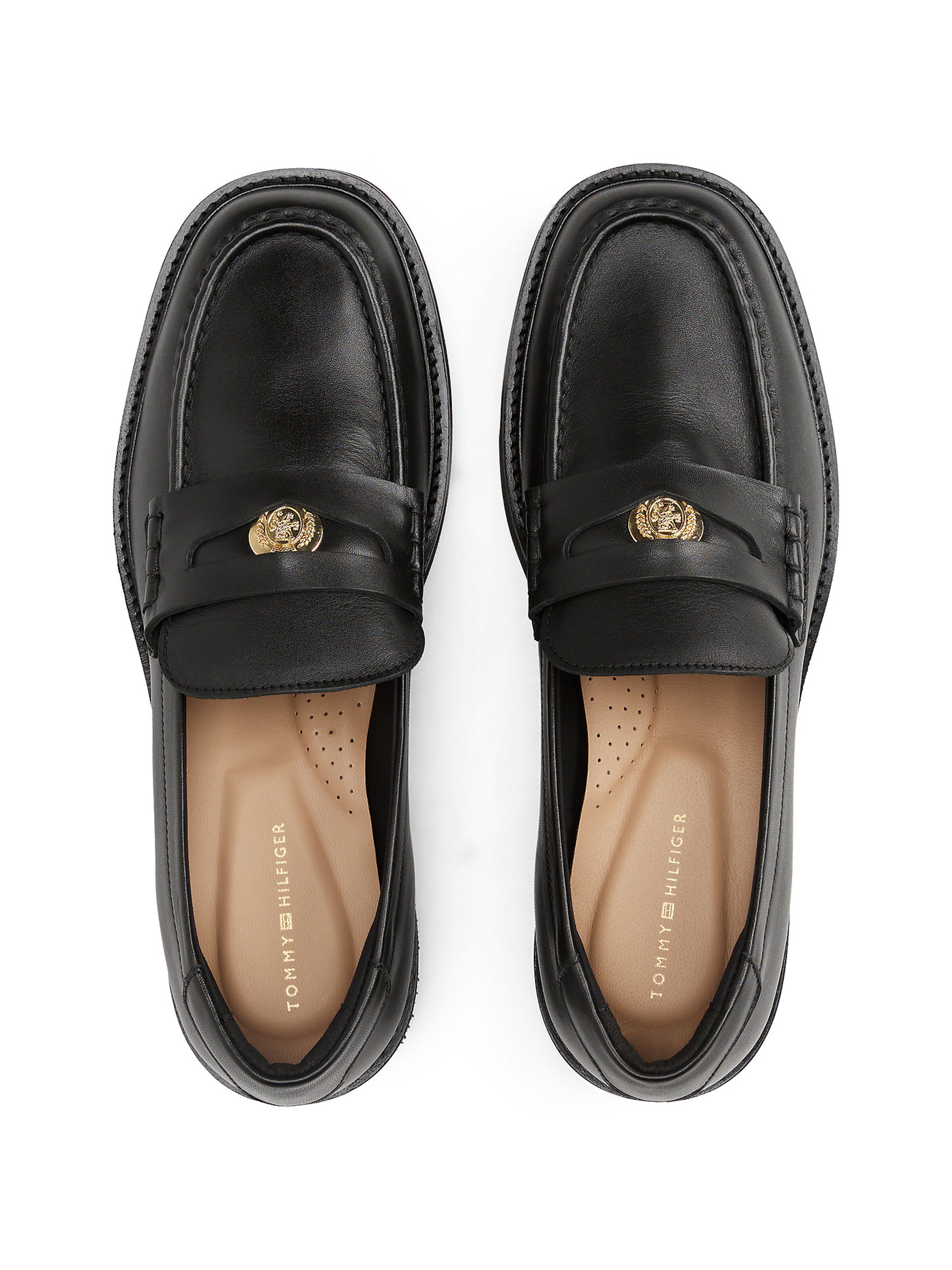 TOMMY HILFIGER Slipper in Schwarz