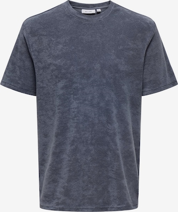 Only & Sons Shirt 'Hellas' in Blue: front