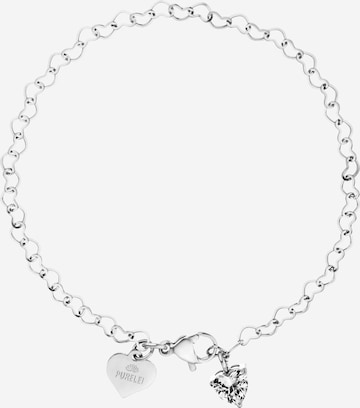 PURELEI - Pulseira 'Endless Love' em prata: frente