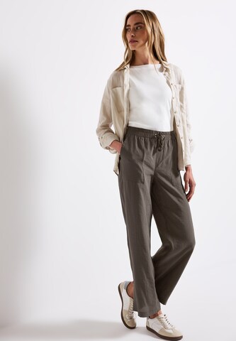 STREET ONE Wide leg Pants in Brown