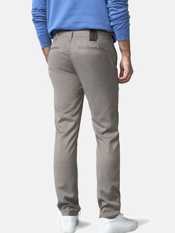 MEYER Slimfit Chinohose 'M5 Move 9-6196' in Grau