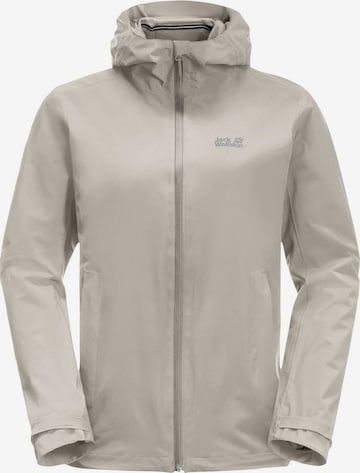 JACK WOLFSKIN Regenjacke in Grau: predná strana