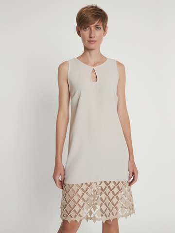 Ana Alcazar Jurk 'Lacy' in Beige: voorkant