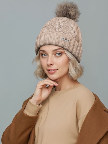Neverless Mütze 'Jule' in Beige