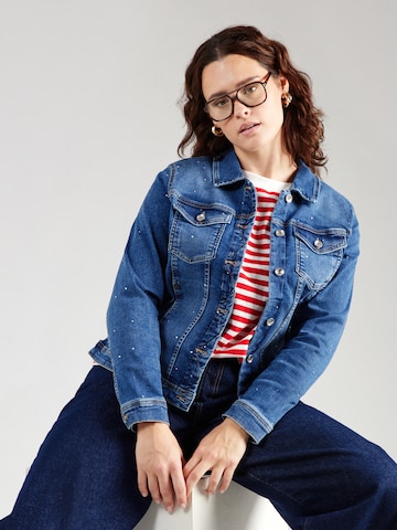 ONLY Carmakoma Between-Season Jacket 'CARWILLY' in Blue: front