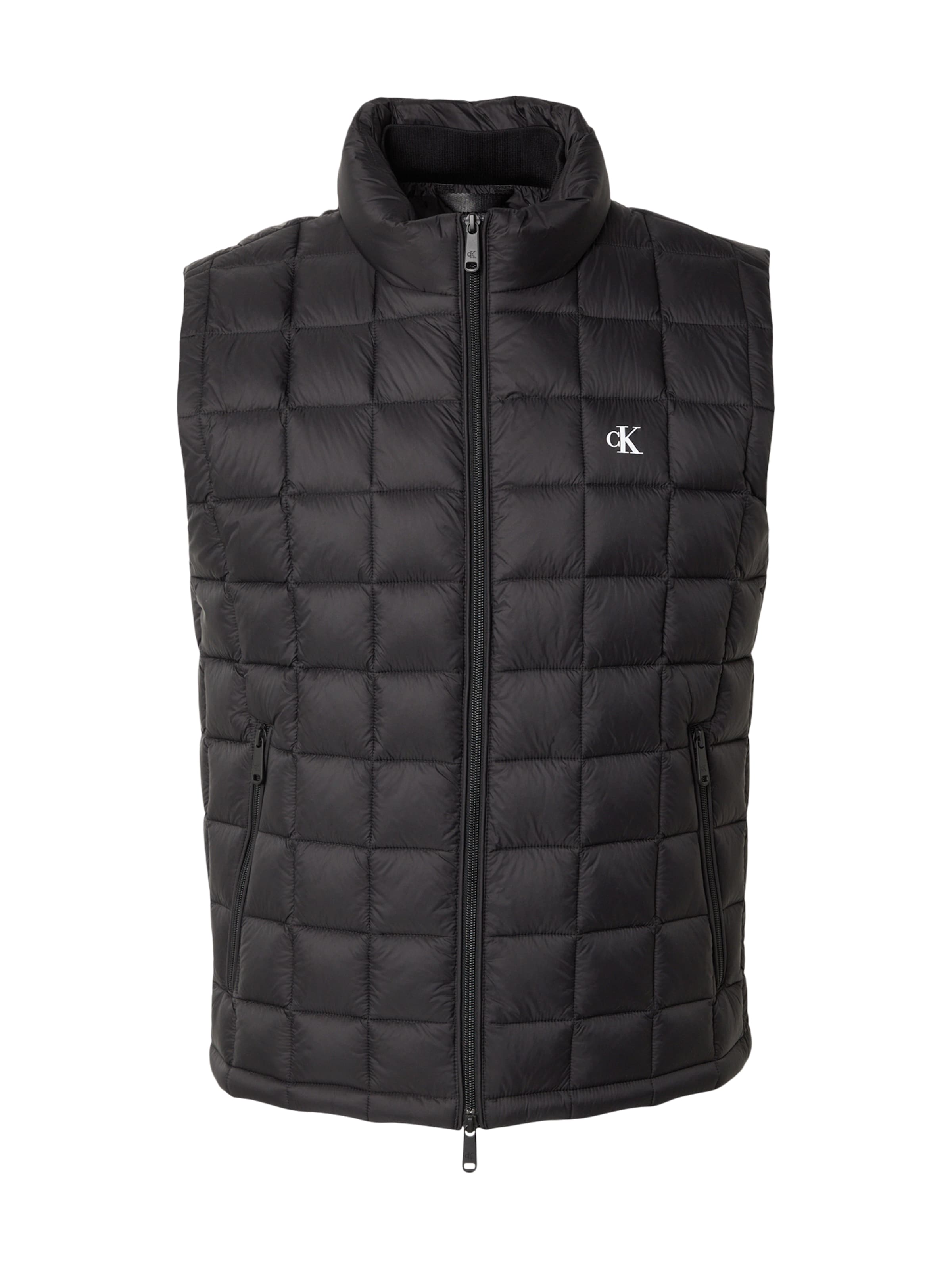 Calvin Klein Jeans Kamizelka w kolorze czarny: przód