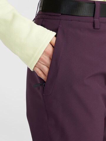 O'NEILL Slimfit Outdoorové kalhoty – červená