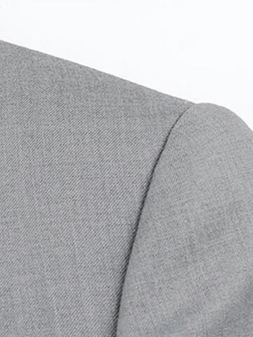 YOUTHUP Slim fit Suit Jacket 'Prägung' in Grey