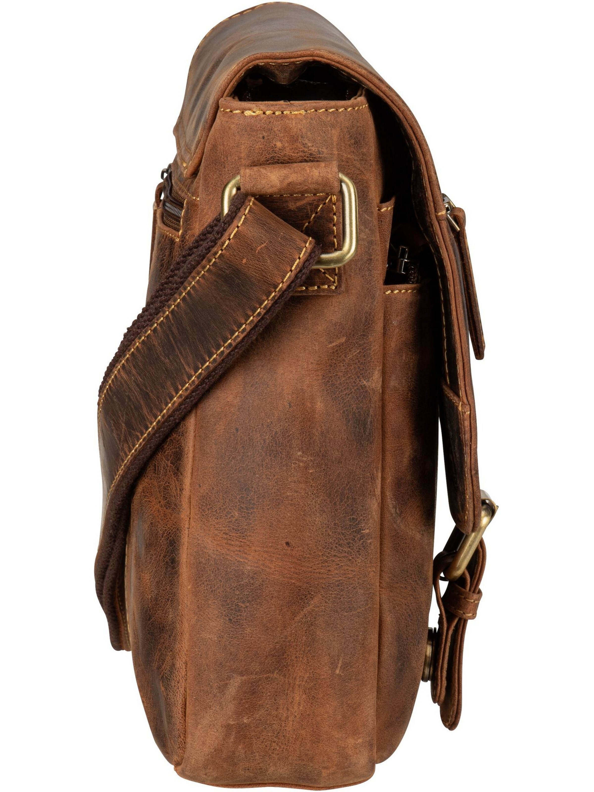 GREENBURRY Schoudertas '1540' in Bruin