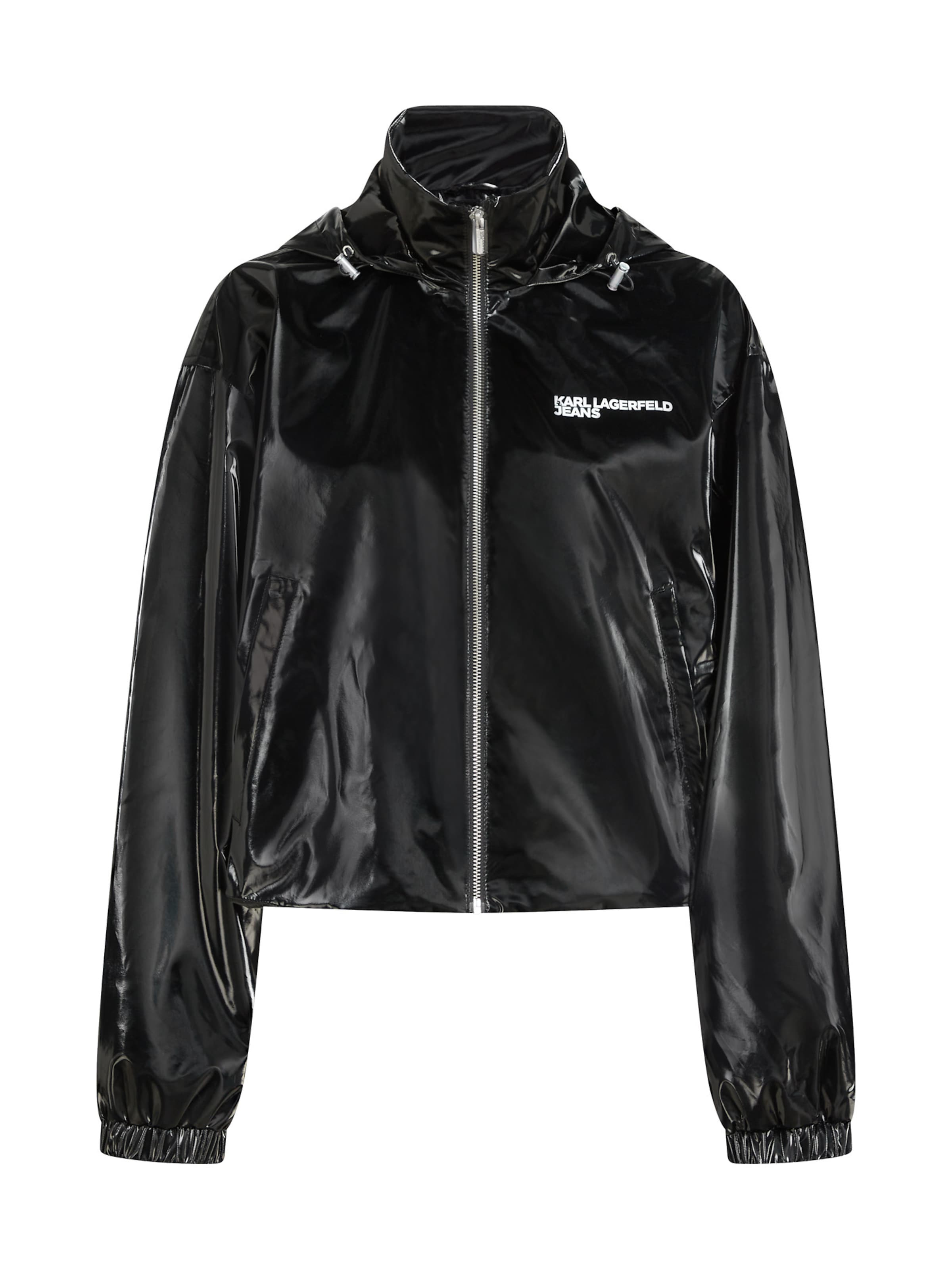 juoda KARL LAGERFELD JEANS Demisezoninė striukė: priekis