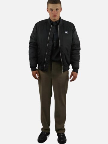 HEFTYKA Winter Jacket 'BOMBER JACKET Y' in Black