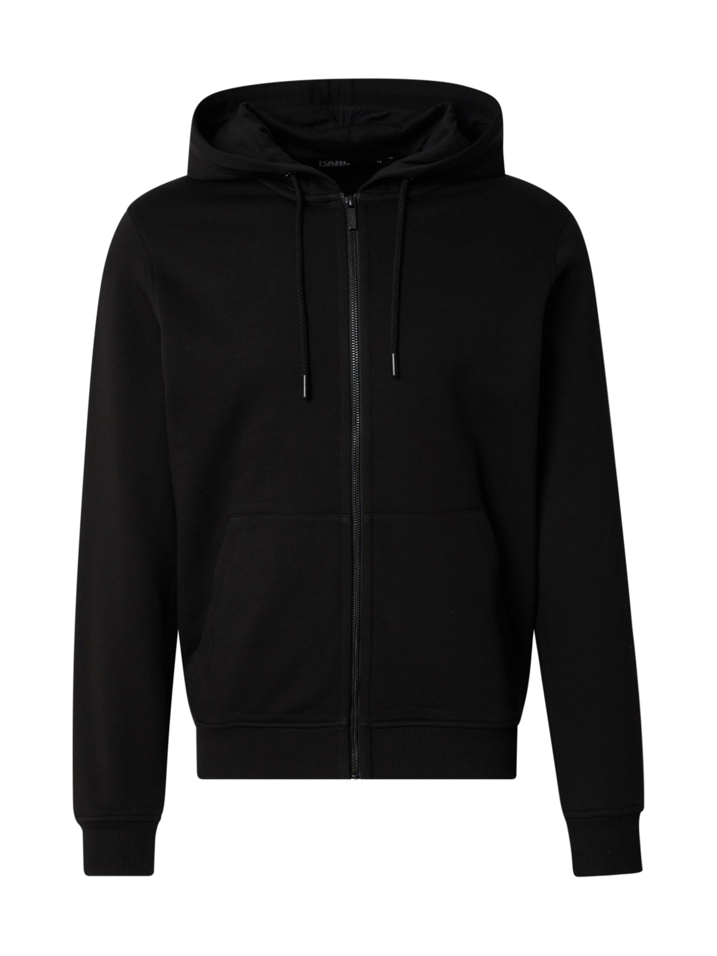 Karl Lagerfeld Кофта на молнии в Черный: спереди