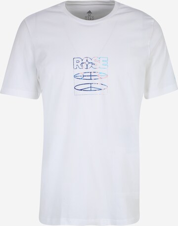 T-Shirt fonctionnel 'Rose' ADIDAS SPORTSWEAR en blanc : devant