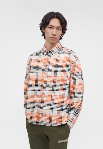 Regular fit Camicia 'EOS' di NAPAPIJRI in arancione: frontale