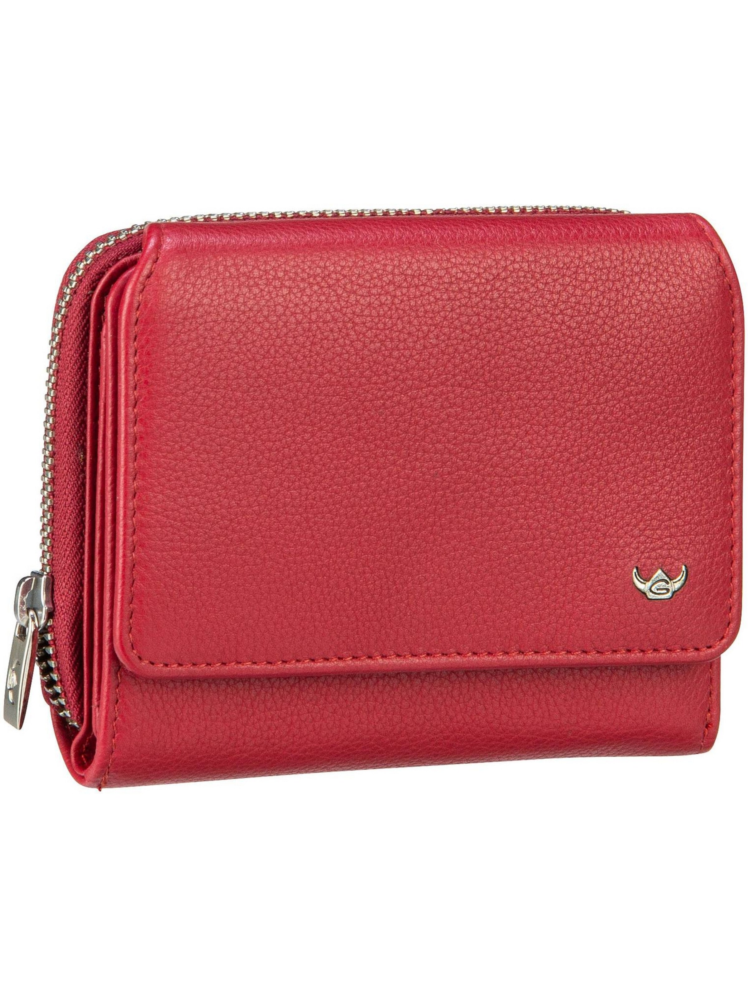 GOLDEN HEAD Portemonnee 'Madrid' in Rood: voorkant