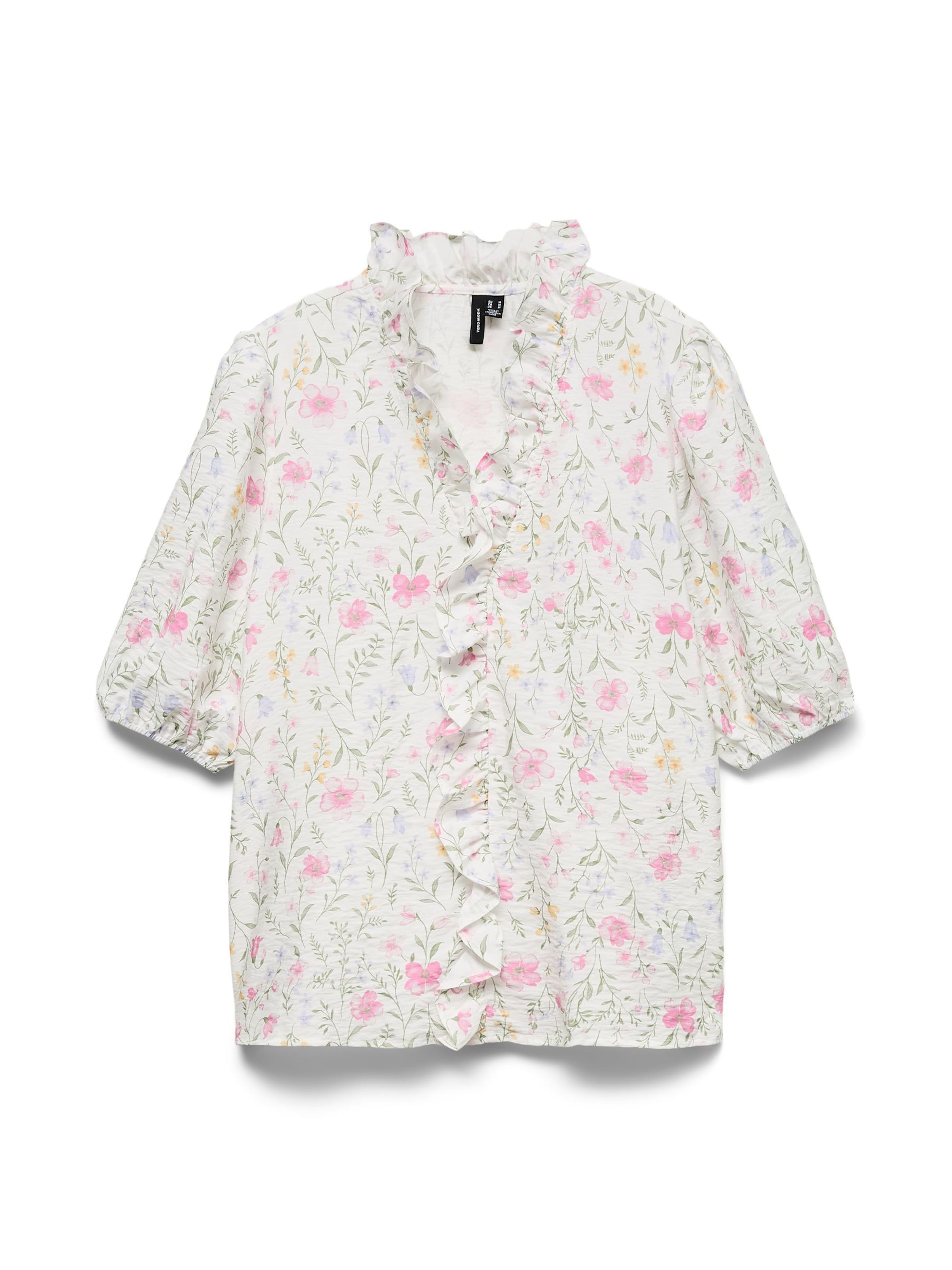VERO MODA Blouse 'JULIETTE' in Wit: voorkant