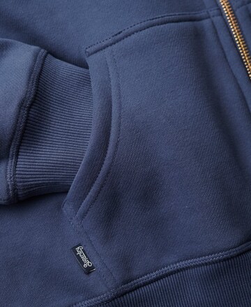 Superdry Sweatjacke 'Essential' in Blau