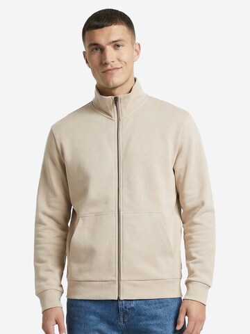 JACK & JONES - Sudadera con cremallera 'JJEBRADLEY' en beige