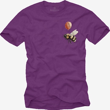 MAKAYA Shirt in Purple: front