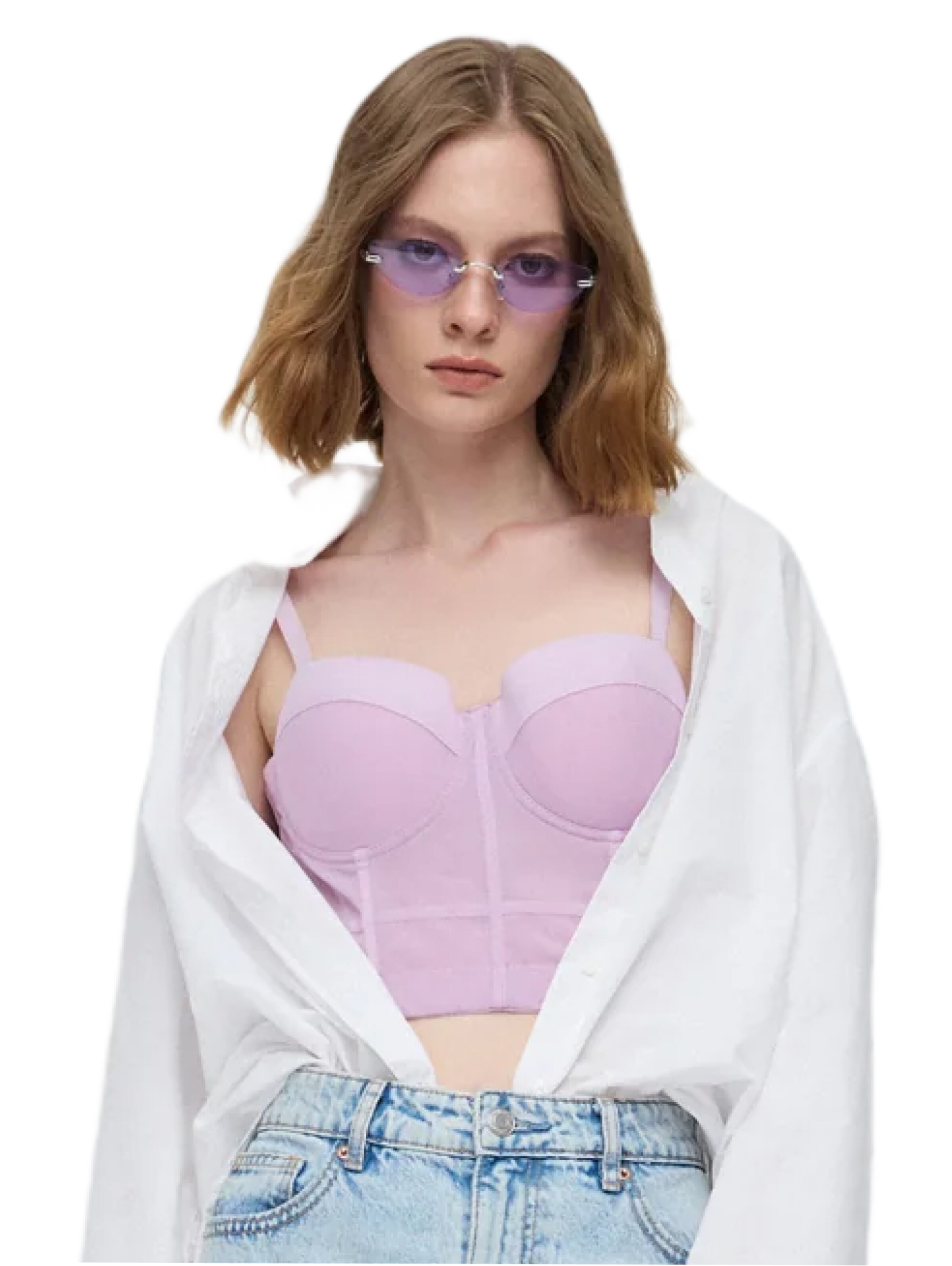 Bustier Soutien-gorge No Matter What en violet