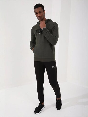 Tommy Life Dressipluus 'Sweatshirts', värv roheline