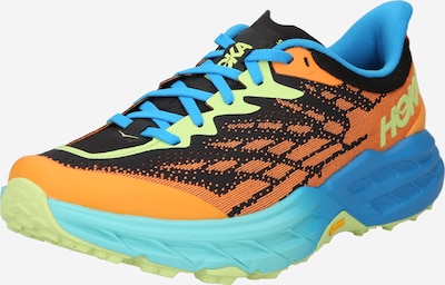 Hoka One One Running shoe 'SPEEDGOAT 5' in Azure / Lime / Orange / Black, Item view